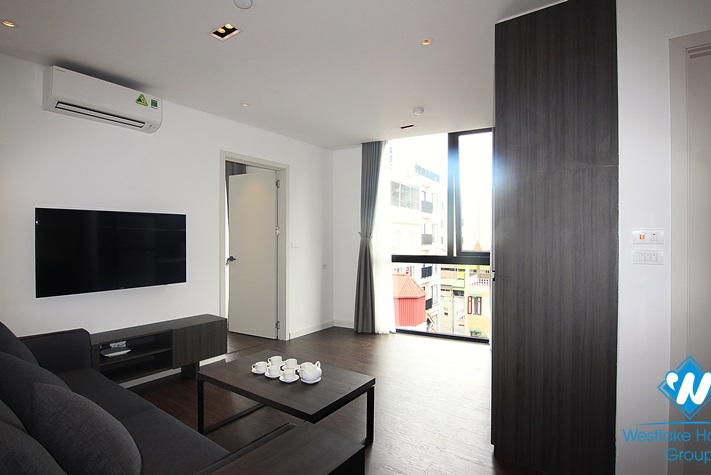 A state-of-the-art and fully furnished one-bedroom apt on Tay Ho street, Tay Ho district