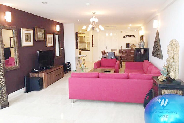 An penthouse apartment for rent at P building Ciputra, Ha Noi