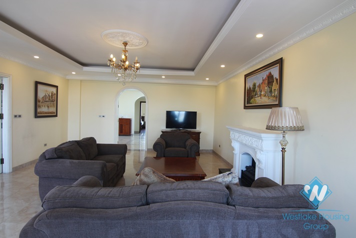 A super large duplex apartment for rent in Tay Ho District, Hanoi, Vietnam