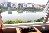 Lake view 4 bedrooms house for rent in Doi Can, Ba Dinh