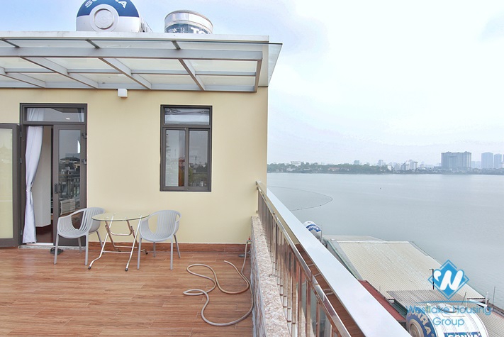 New 01 Bedroom with big terrace for rent in Tay Ho, Ha Noi