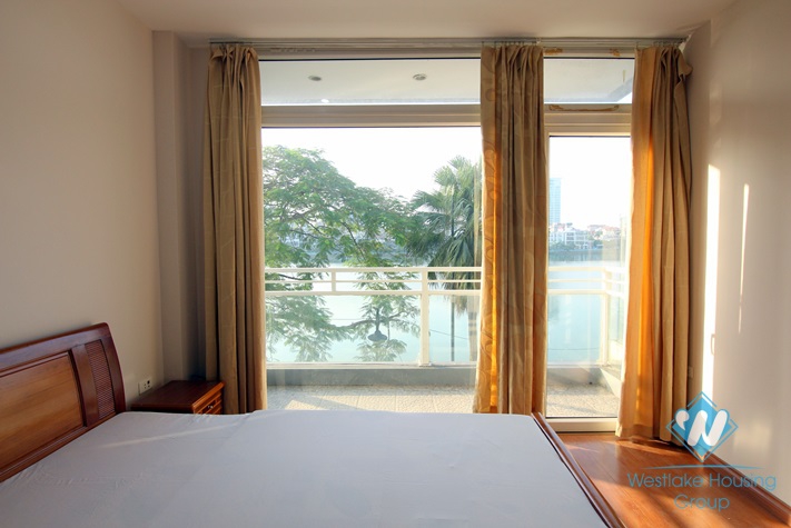 Duplex and lakeview apartment for rent in Nghi Tam village, Tay Ho.