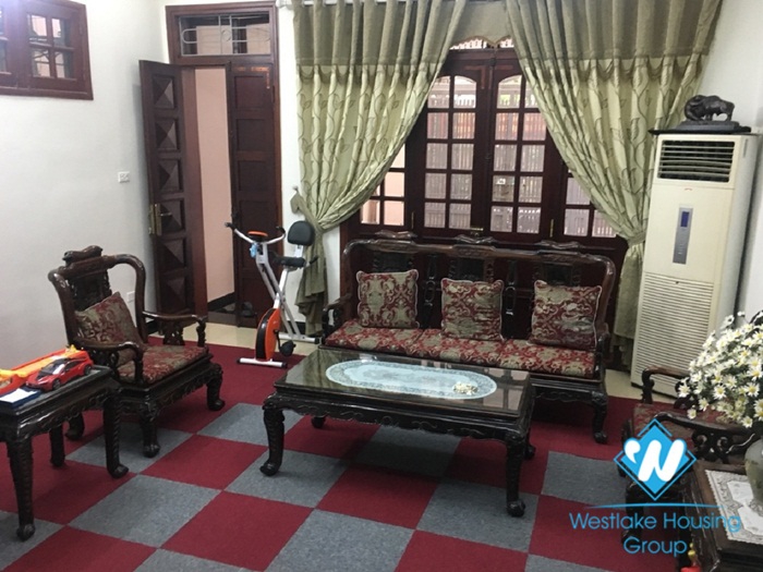A local 4 bedroom house for rent in Ba Dinh District