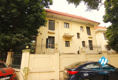 A huge villa for office rental in the central of Hanoi 