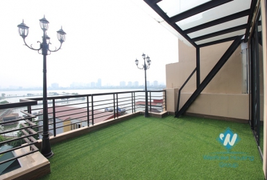 Lovely penthouse apartment rental with a beautiful terrace and West lake view