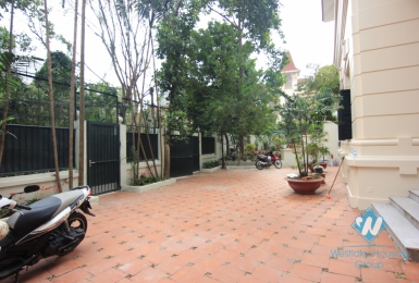 A wonderful french style villa for rent with 4 bedroom in Tay Ho, Hanoi