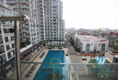 Beautiful three bedrooms apartment for rent in Golden Westlake, Tay Ho, Hanoi.