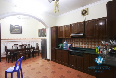 Four bedrooms house for rent in Doi Can street, Ba Dinh district, Hanoi