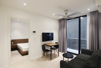 A brand new 1 bedroom apartment with balcony for rent in To Ngoc Van st, Tay Ho