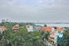 Lake view one bedroom apartment with huge balcony for rent in Dang Thai Mai, Tay Ho