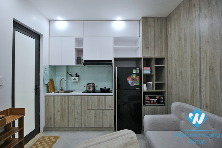 Top floor studio for rent in To Ngoc Van street, Tay Ho