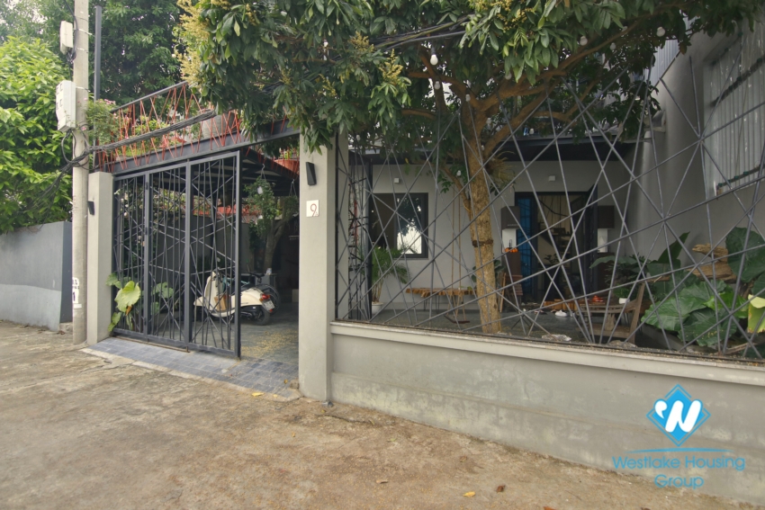 Riverside two bedroom house for rent in Ngoc Thuy Long Bien