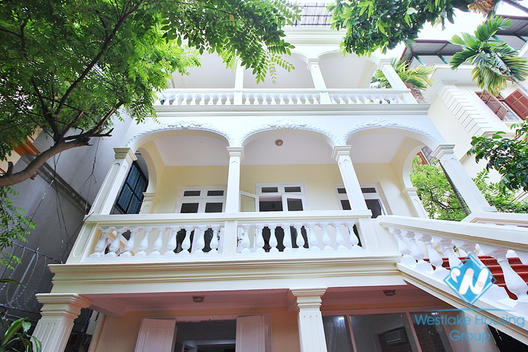Stunning house for rent in Tay Ho area, Hanoi, Vietnam.