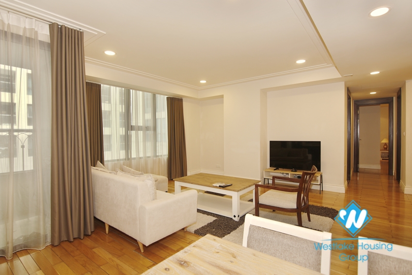 Two bedroom serviced apartment for rent in Hoang Thanh Tower, Hai Ba Trung