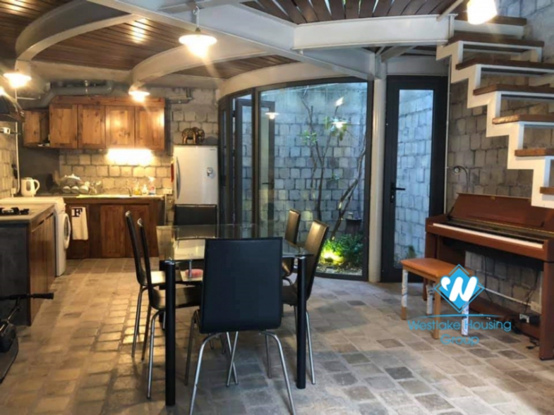 One bedroom house for rent in Ngoc Thuy next to French international school 