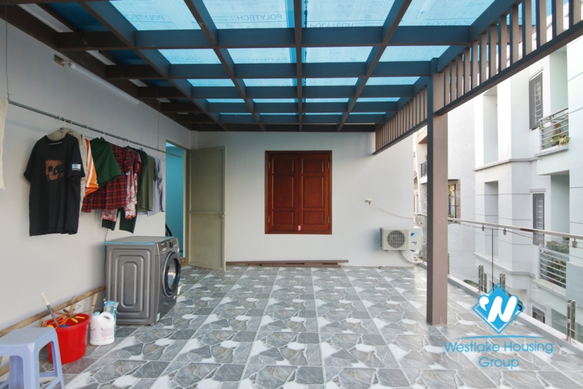 Three bedroom house for rent in Ngoc Thuy near French international school.