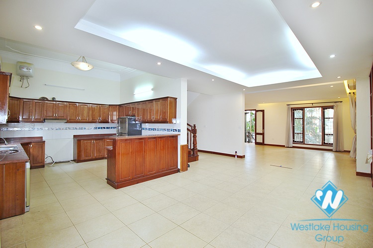 Modern house with swimming pool for lease in To Ngoc Van street, Tay Ho, Hanoi