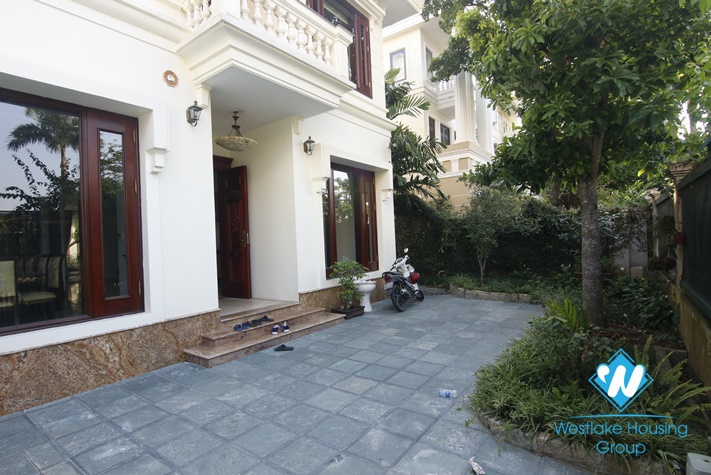 A charming villa for rent in Ciputra D Block, Hanoi City.