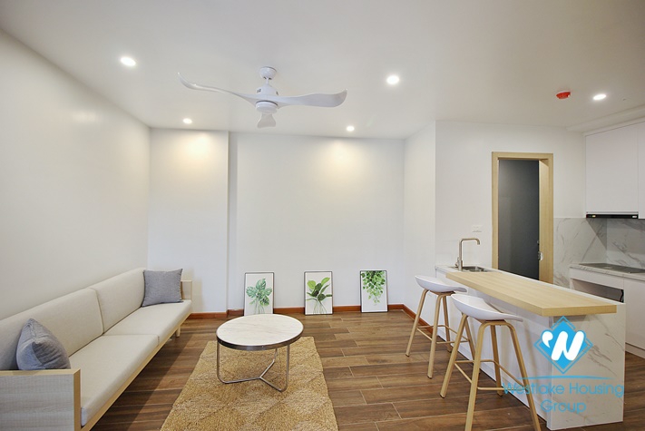 A brand new 1 bedroom apartment for rent in Xuan dieu, Tay ho, Hanoi