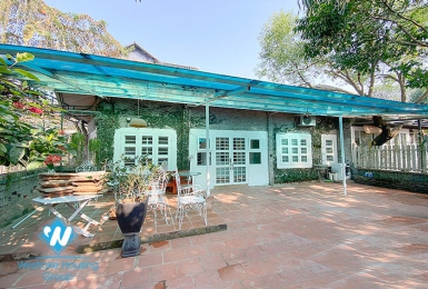 Garden house for rent in An Duong area, Tay Ho District 