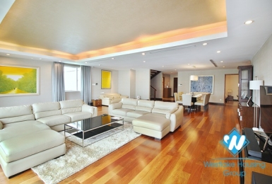 Luxury serviced 4 bedroom apartment for rent in Tay ho