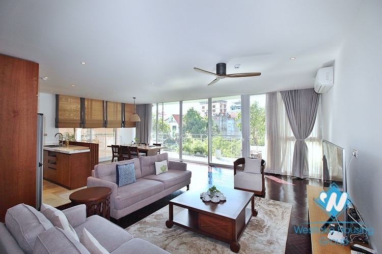 Japanese style 3 beds apartment in To Ngoc Van for lease
