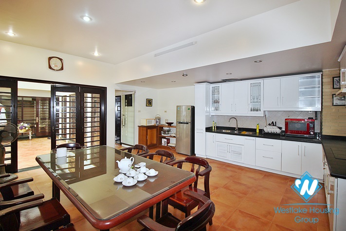 A spacious house with big yard for rent in Tay ho, Hanoi