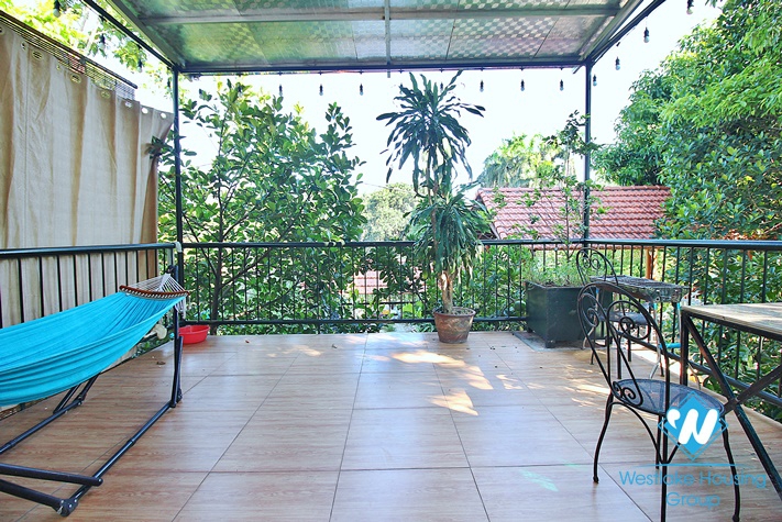 A beautiful 4 bedroom house for rent in Dang thai mai, Tay ho, Ha noi