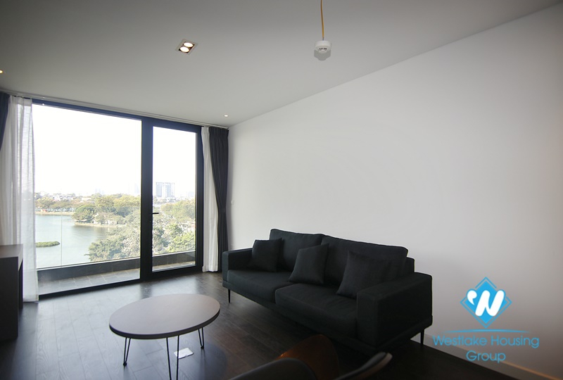 The Duplex view the lake lake two bedrooms for rent in Truc Bach.