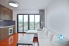 Lake view one bedroom apartment for lease in No.57 Trinh Cong Son st, Tay Ho