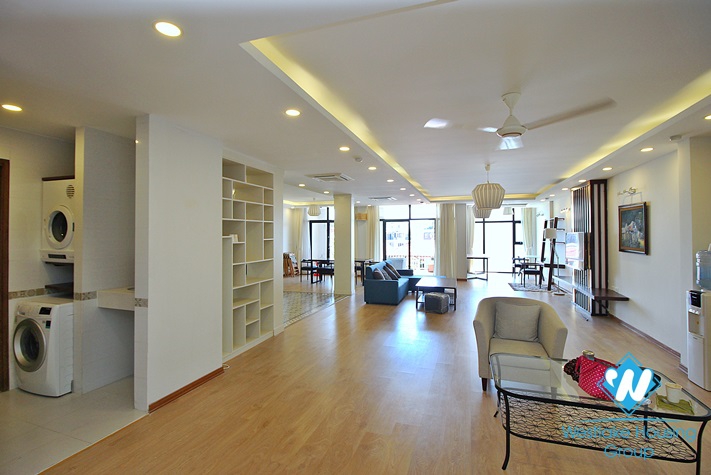 Spacious four bedrooms apartment for rent in To Ngoc Van, Tay Ho