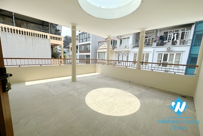 New modern house for rent in Lac Long Quan st, Tay Ho district.