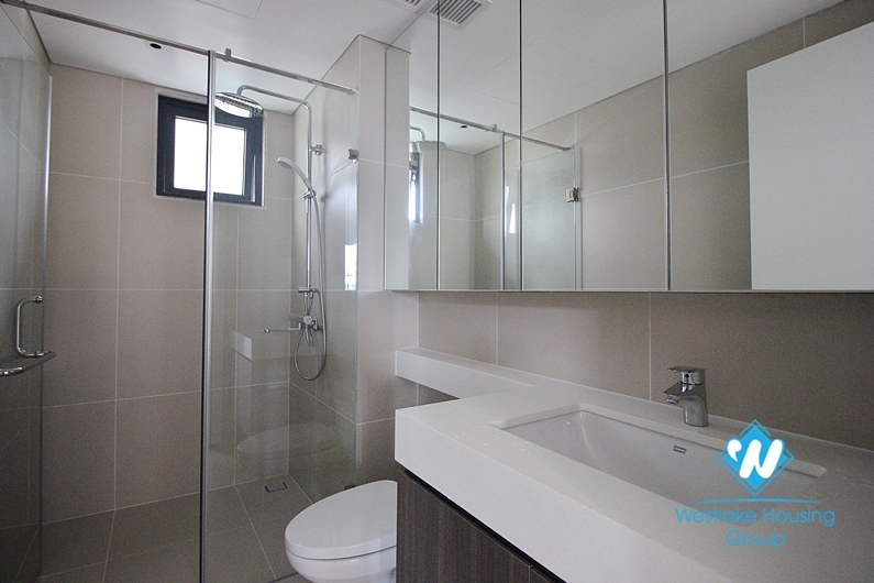 Morden and bright 02 bedroom apartment for rent in Truc Bach area, Ba Dinh, Hanoi