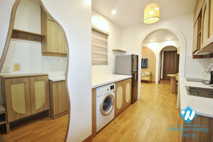 Newly 1 bedroom apartment for rent in Vu mien, Tay ho