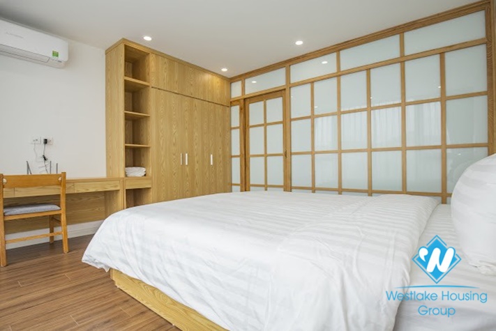 Bright one bedroom apartment for rent in Phan Ke Binh st, Ba Dinh district.