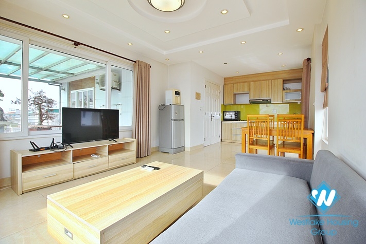 One bedroom with big balcony for rent in Tay Ho District