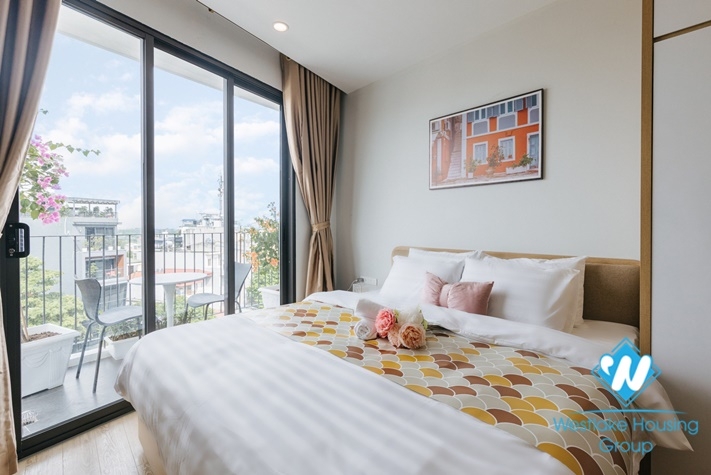 Luxury one bedroom apartment for rent in Au Co st, Tay Ho district.