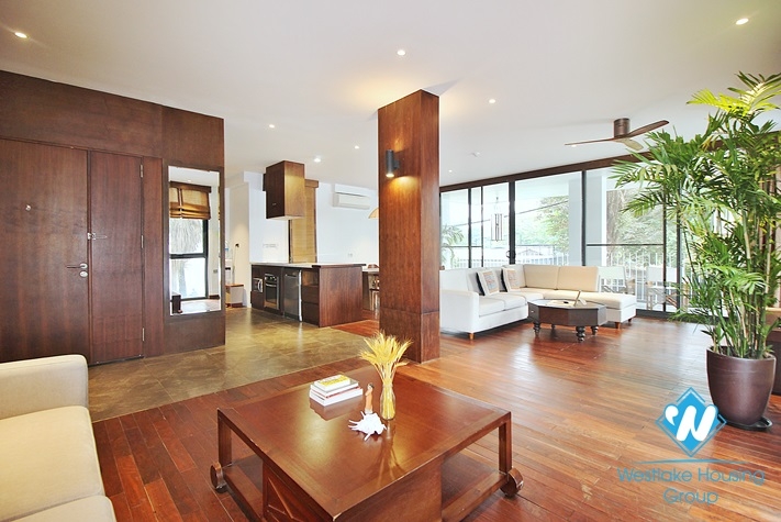 Beautiful lake view apartment for rent in Tay Ho, Hanoi