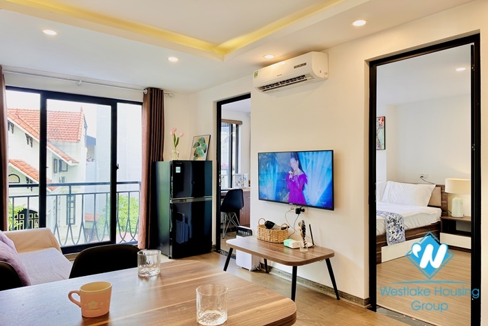 Nice and bright 1 bedroom apartment for rent in Trinh Cong Son st Tay Ho