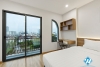 1 bright bedroom for rent on high floor Buoi str, Ba Dinh