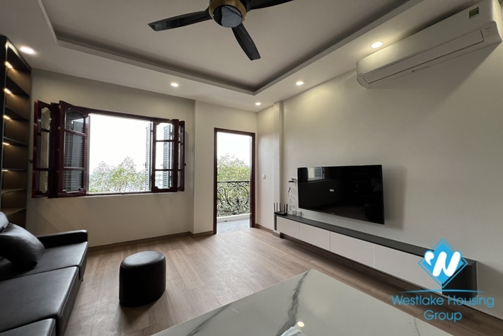 Brand new and lake view 2 bedroom apartment for rent in Truc Bach st, Ba Dinh .