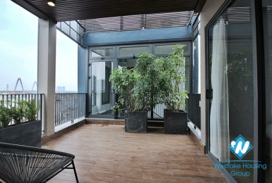 Brand new 2 bedroom apartment with big balcony in Au co, Tay ho, Hanoi