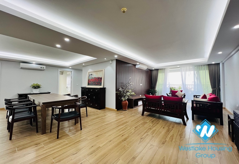 Just recently renovated 4 beds apartment for rent in P1 building, Ciputra, Tay Ho
