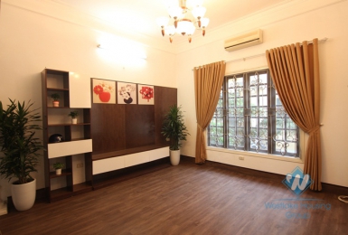 House for rent in Tay Ho alley with small yard large terrace