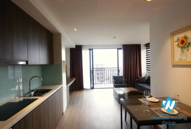 A modern serviced apartment with beautiful city view for rent in Ba Dinh District 