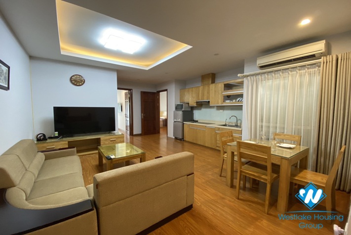 Clean and beautiful two bedrooms apartment for rent near Vincom tower, Ha noi
