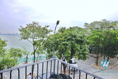 Lake view 1 bedroom apartment for lease in Yen Phu village, Tay Ho