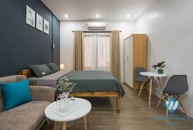 A cozy studio for lease in Tran Phu street, Ba Dinh