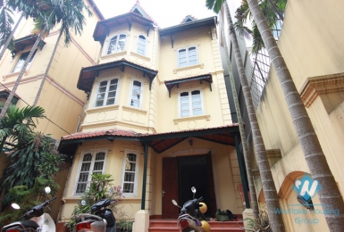 French villa to rent in a peaceful neighborhood of To Ngoc Van, Tay Ho
