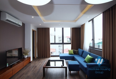 Well-furnished 2 bedrooms apartment with lakeview for rent in Dang Thai Mai area